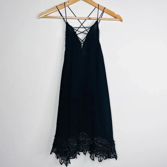 Free People Wicked Spell Dress or Tunic Top Black - Picture 3 of 10